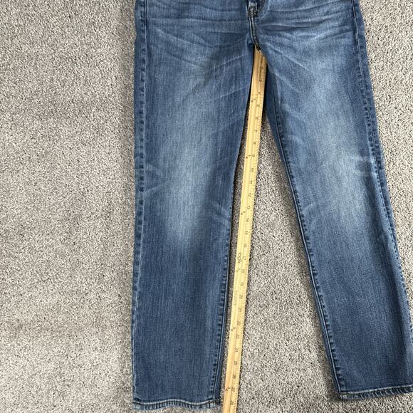 J Crew Jeans Men 32x30 Faded Blue 770 Straight Broken In Japanese Kurabo Denim - Picture 7 of 16